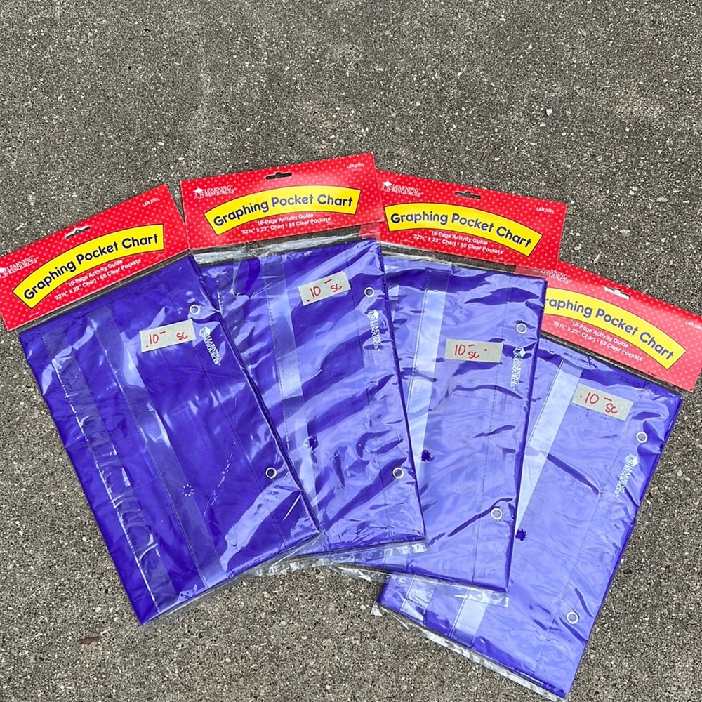 Learning Resources Pocket Chart Learning Guide, LER 2201